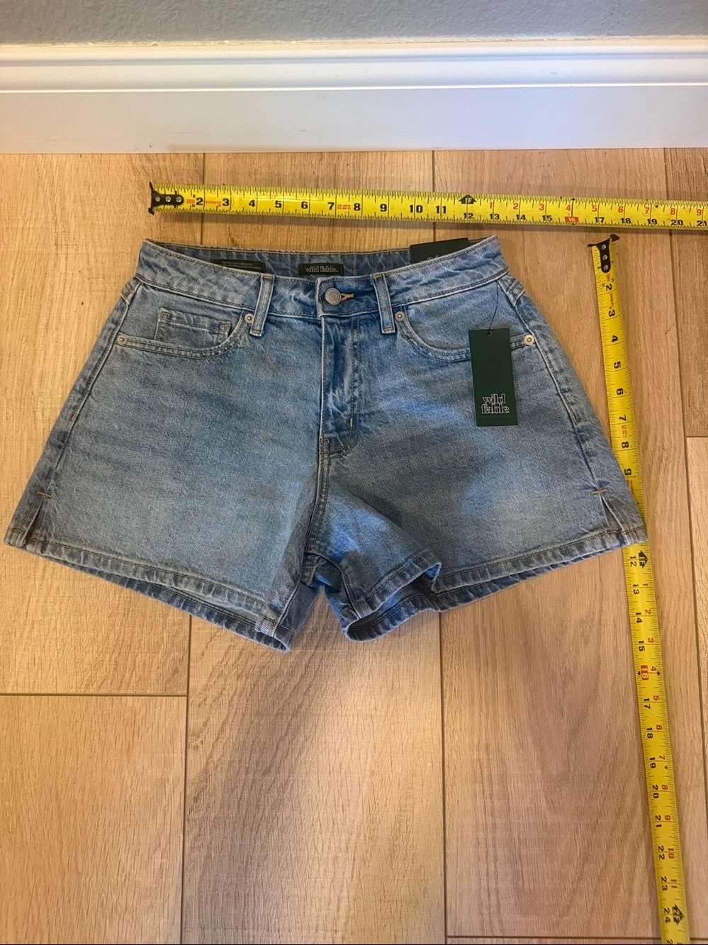 🩵 NWT Wild Fable Denim Shorts Size 6 | Light Wash Casual Summer Shorts